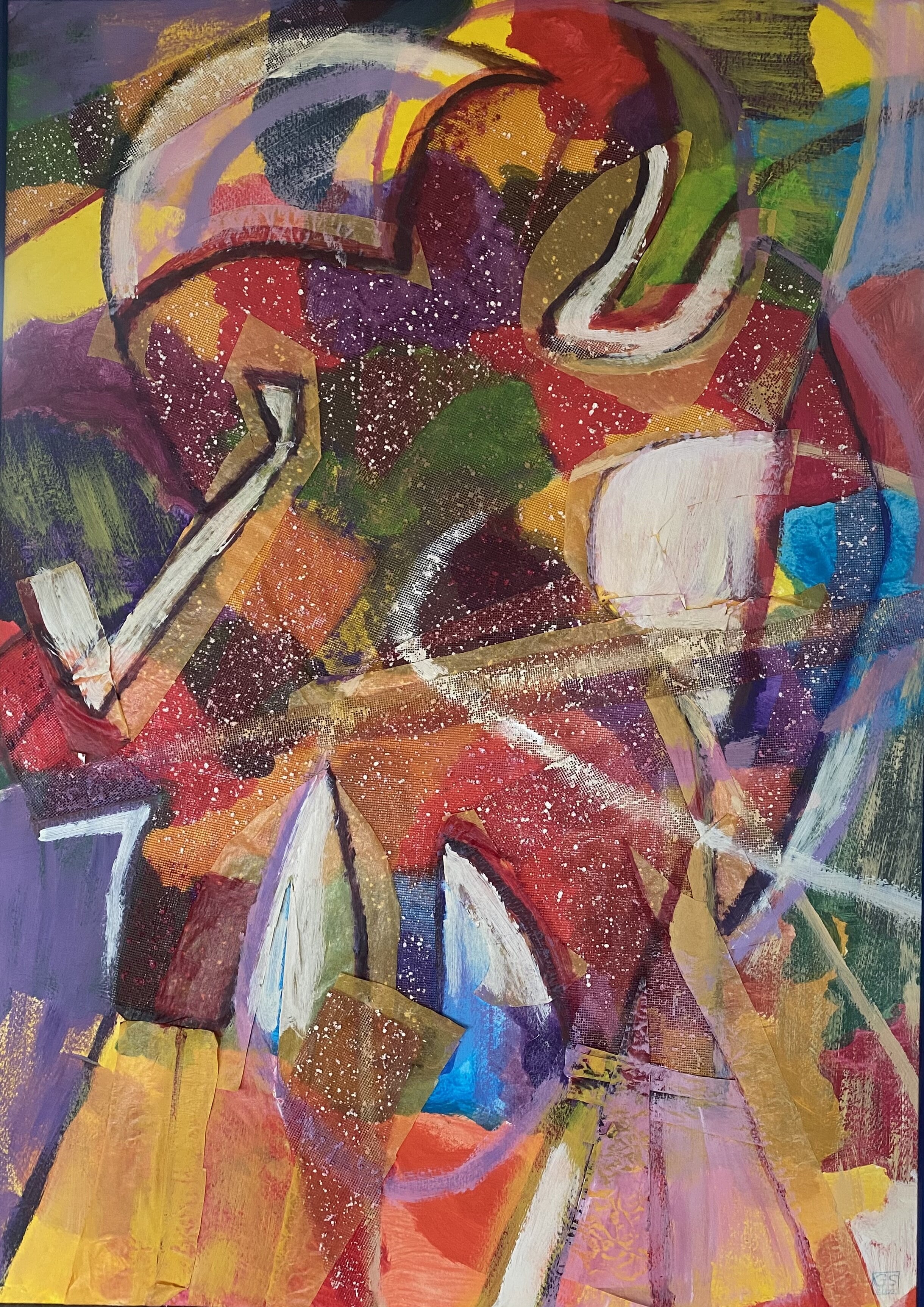 schilderij moderne kunst, olieverf, Gre Braaksma, kunst,