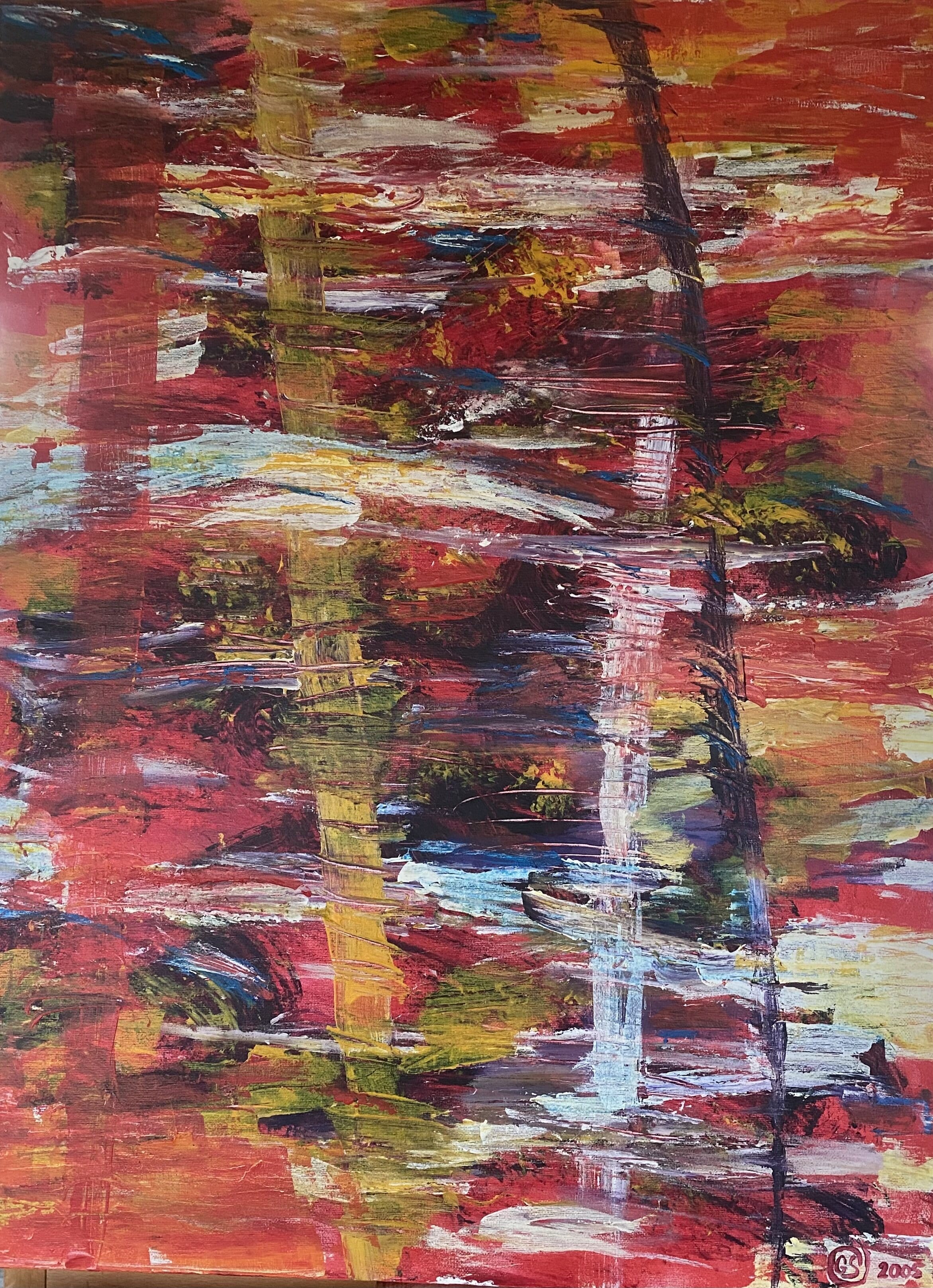 schilderij moderne kunst, olieverf, Gre Braaksma, kunst,