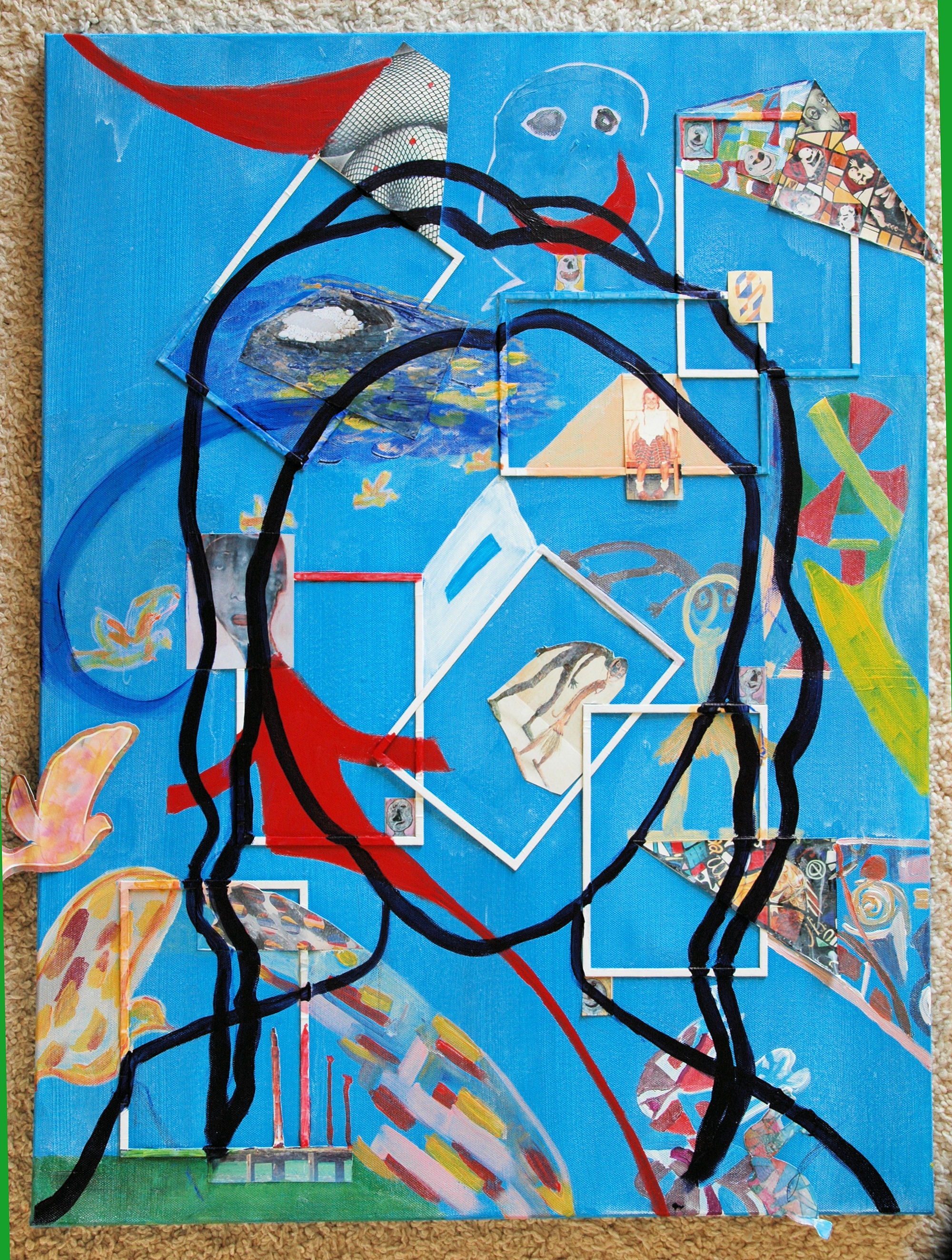 Schilderij 14 moderne kunst, olieverf, Gre Braaksma, kunst,