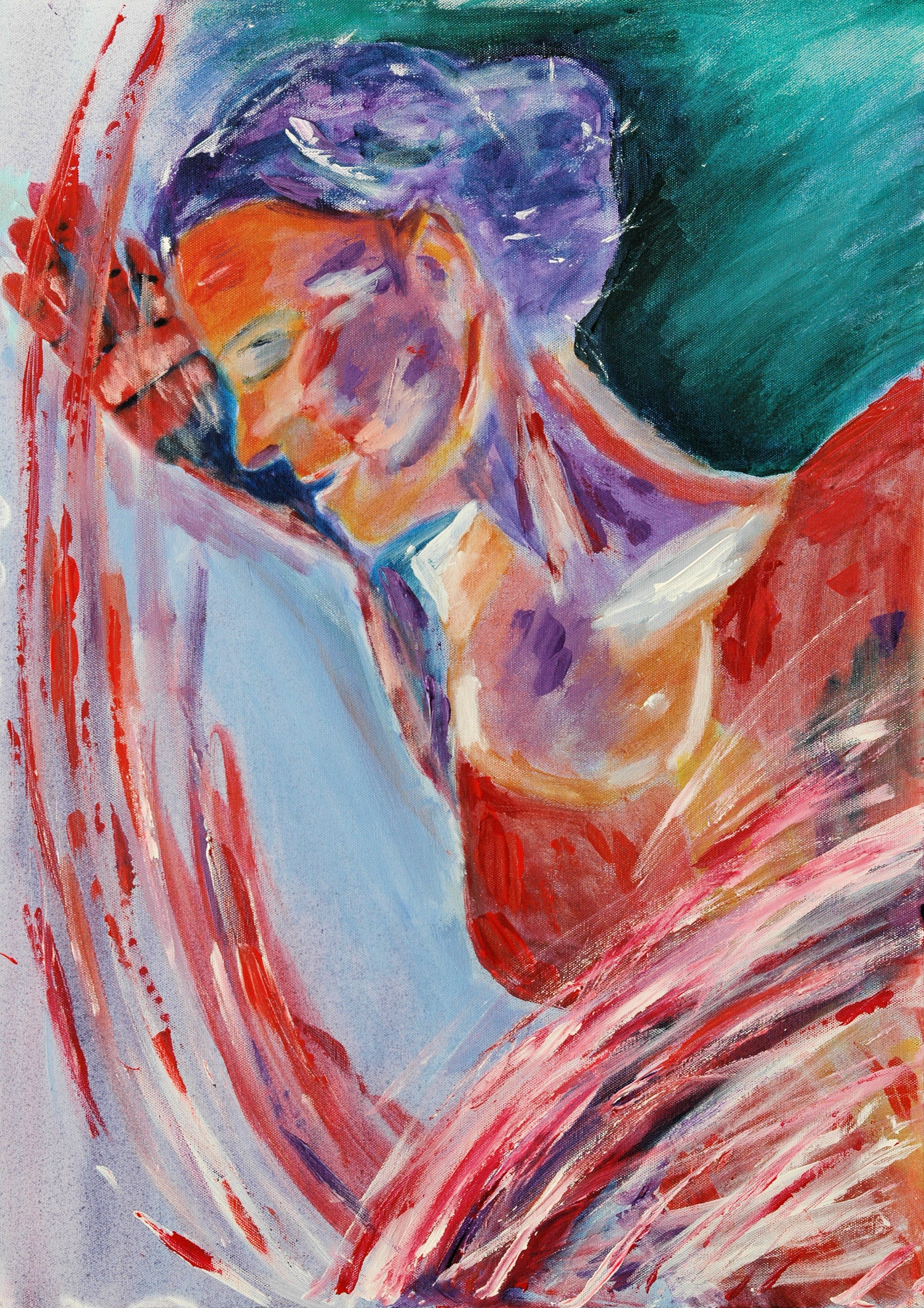 schilderij moderne kunst, olieverf, Gre Braaksma, kunst,