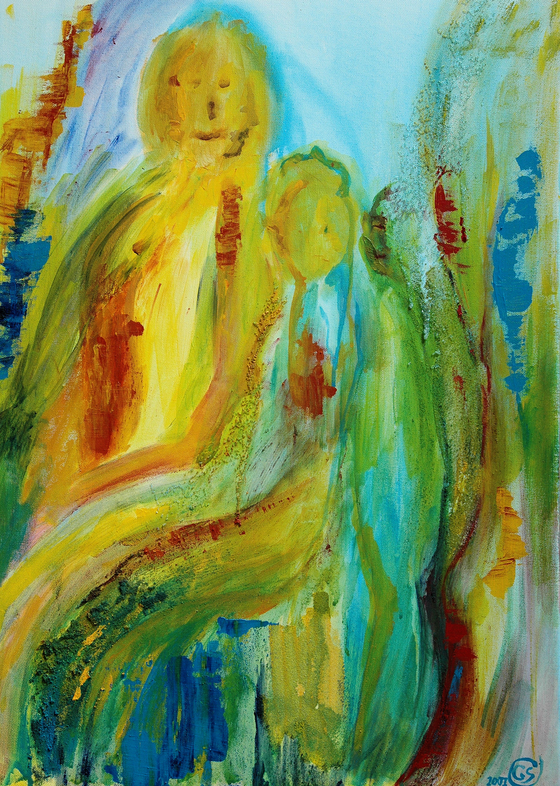 Schilderij 23 moderne kunst, olieverf, Gre Braaksma, kunst,