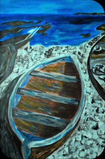 Schilderij 2 moderne kunst, olieverf, Gre Braaksma, kunst,