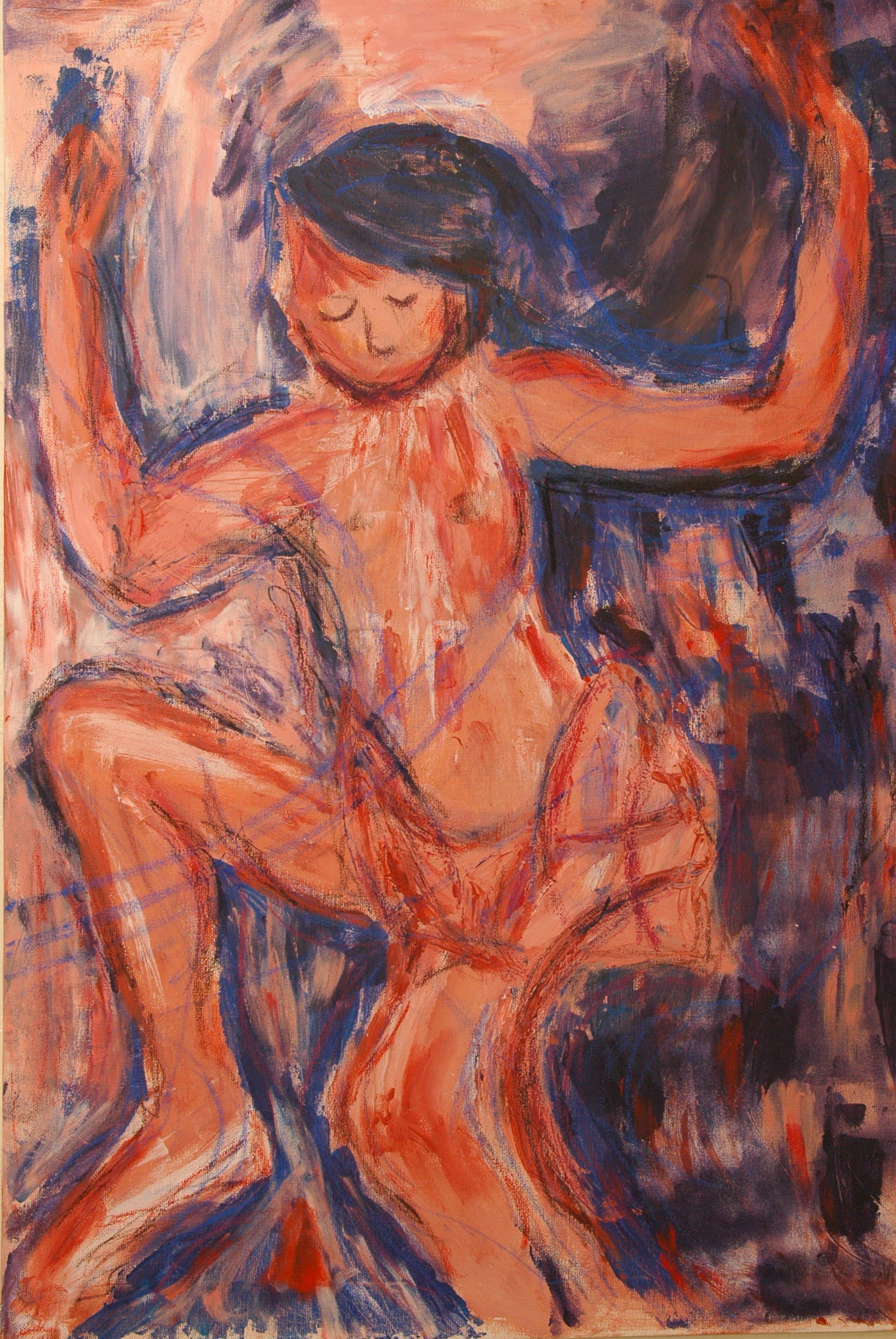 schilderij moderne kunst, olieverf, Gre Braaksma, kunst,