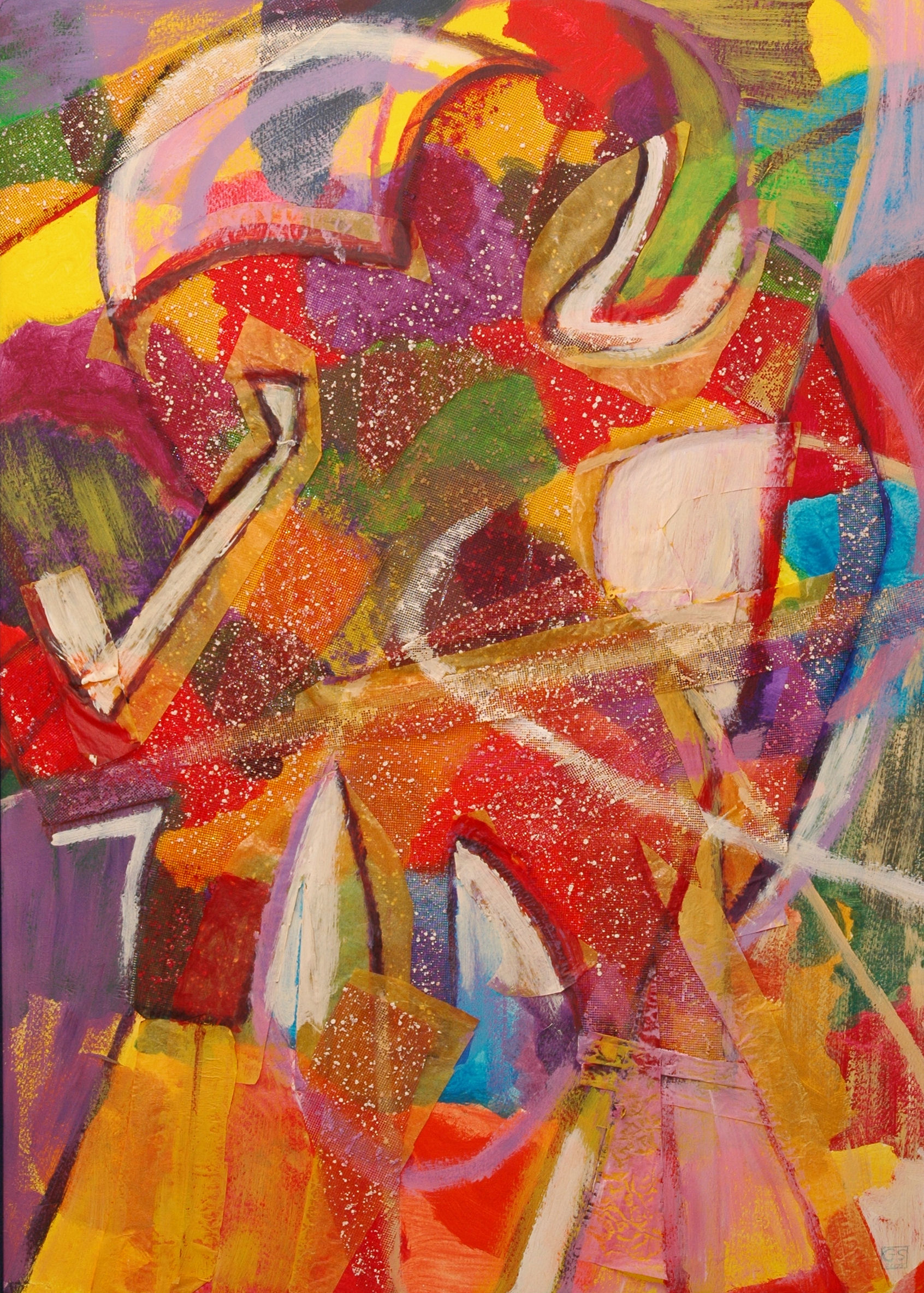 schilderij moderne kunst, olieverf, Gre Braaksma, kunst,