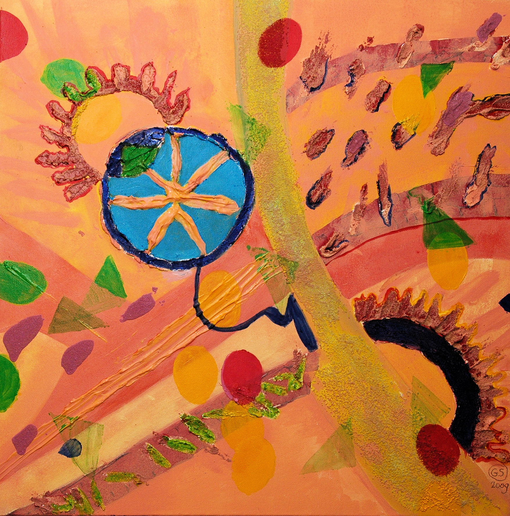 schilderij moderne kunst, olieverf, Gre Braaksma, kunst,