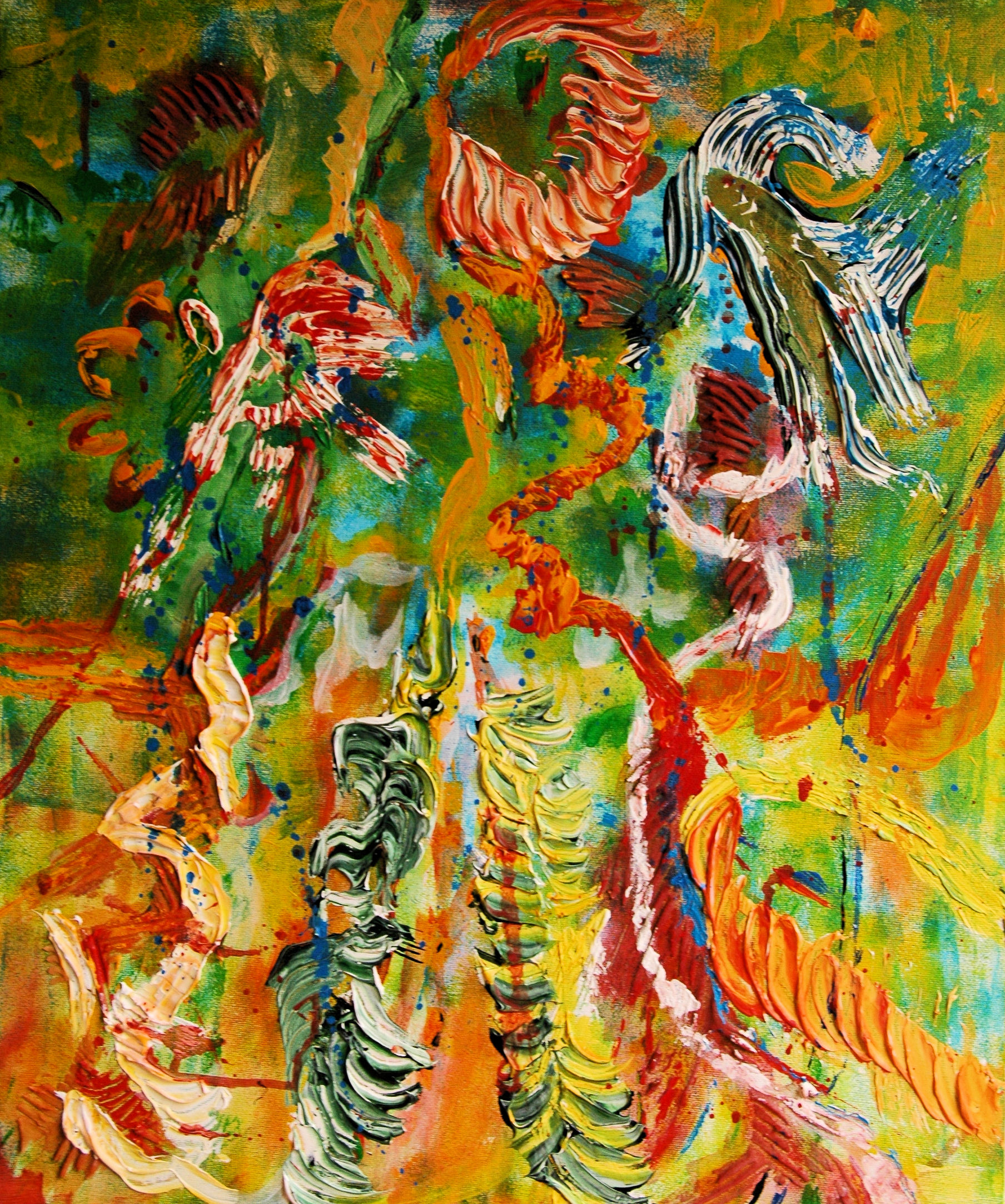 schilderij moderne kunst, olieverf, Gre Braaksma, kunst,