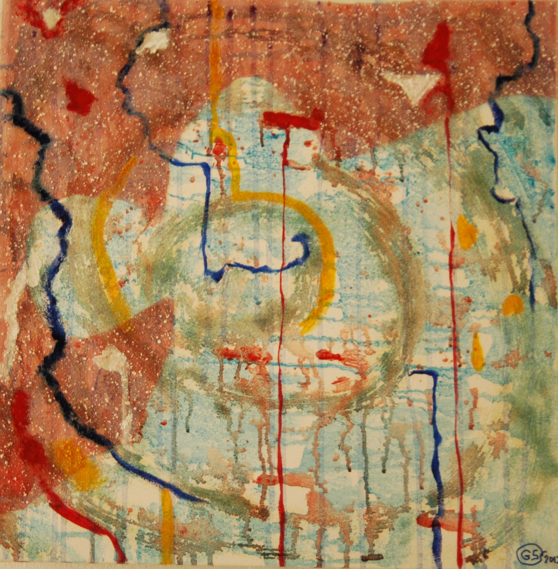 Schilderij 32 moderne kunst, olieverf, Gre Braaksma, kunst,