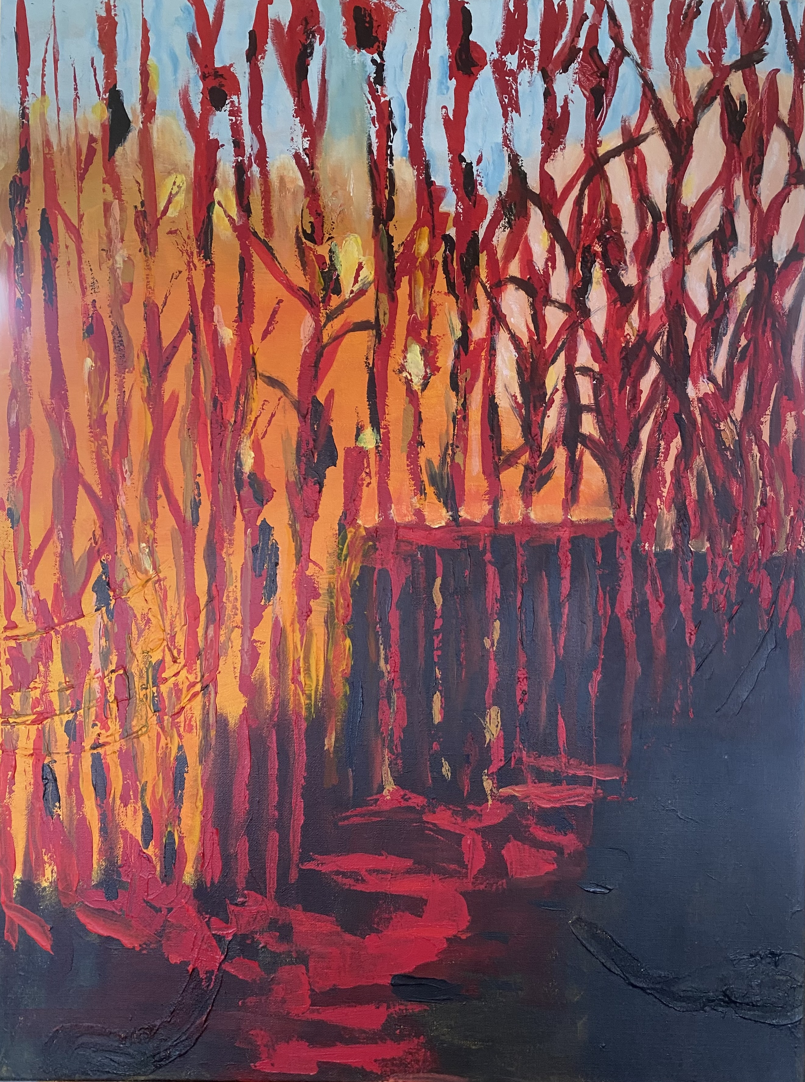 schilderij moderne kunst, olieverf, Gre Braaksma, kunst,