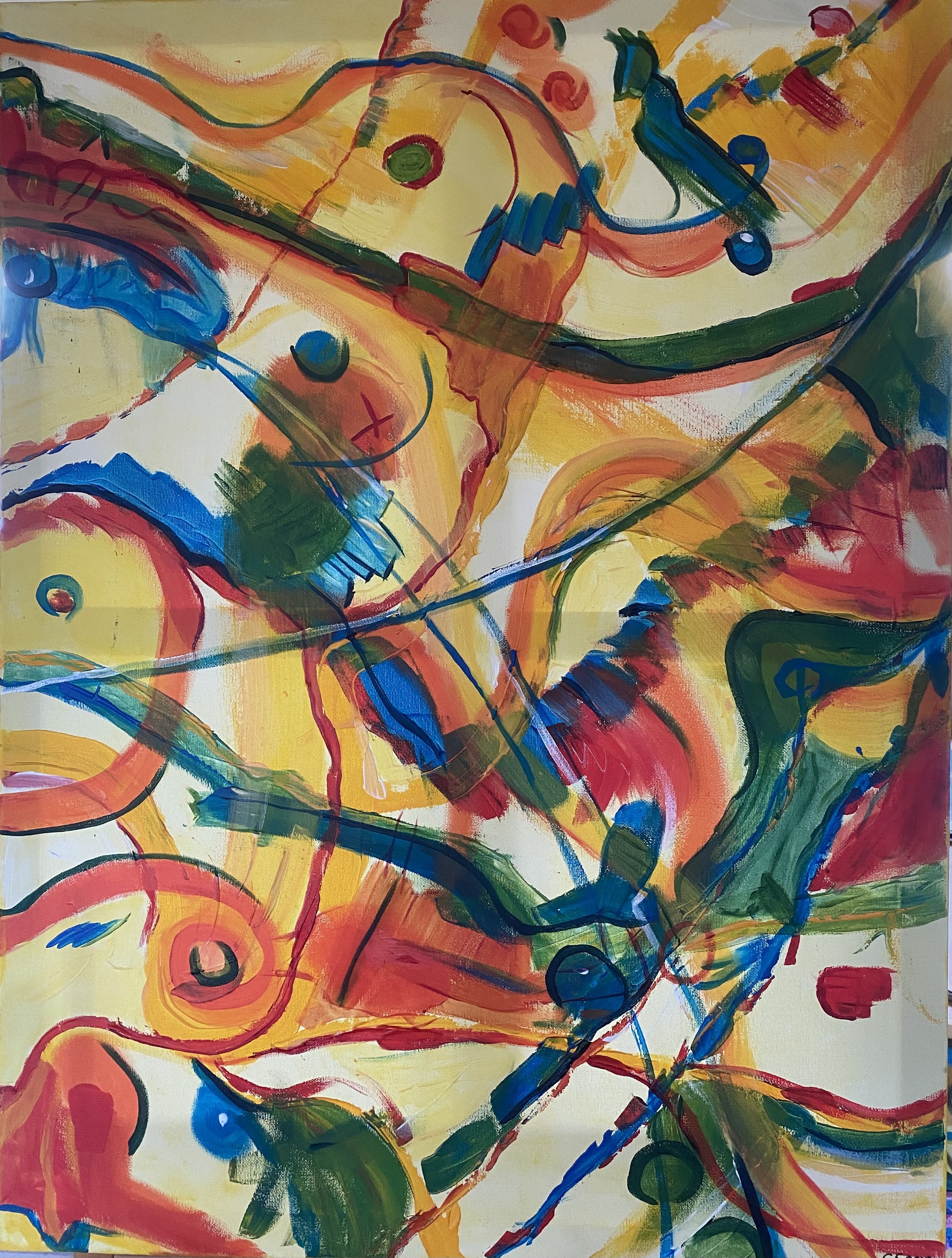 schilderij moderne kunst, olieverf, Gre Braaksma, kunst,